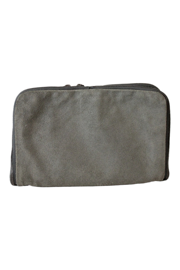 Helmut Lang - Folding Suede Zip Pouch