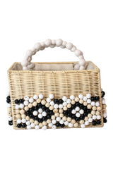 Beaded Basket Bag