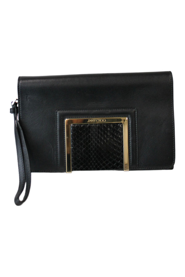 Jimmy Choo - Flat Leather Clutch