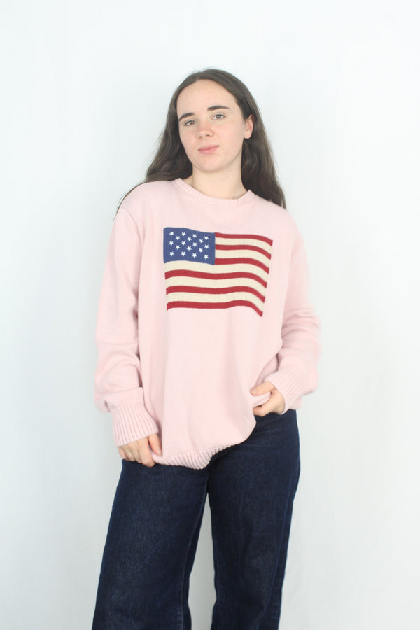 LA Vintage - USA Flag Jumper