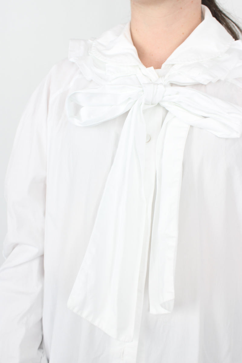 Kowtow - White Collared Blouse