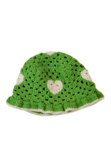 Green Crochet Hat