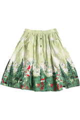 Lindy Bop - Forest Midi Skirt