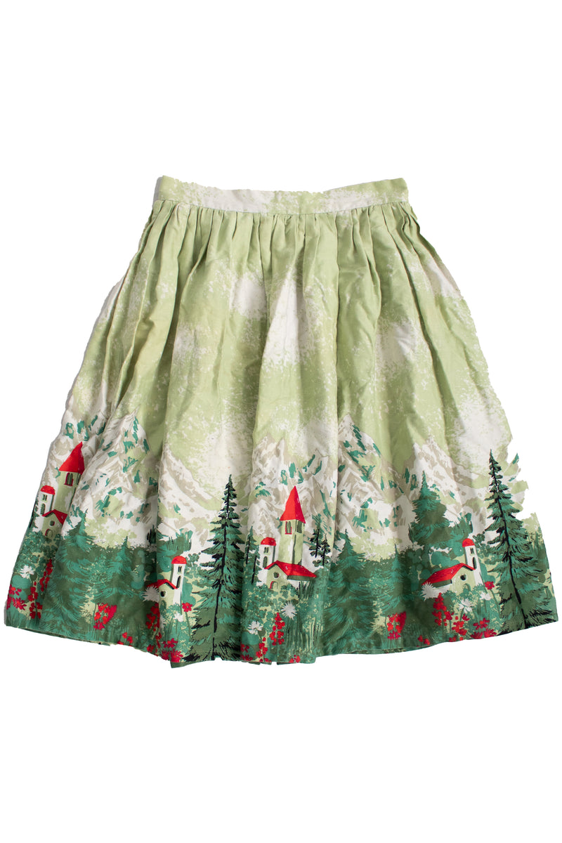 Lindy Bop - Forest Midi Skirt