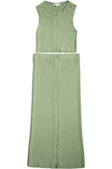 Aere - Sleeveless Top / Maxi Skirt