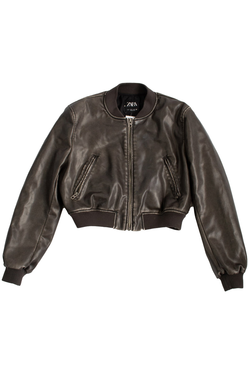 Zara - Faux Leather Jacket