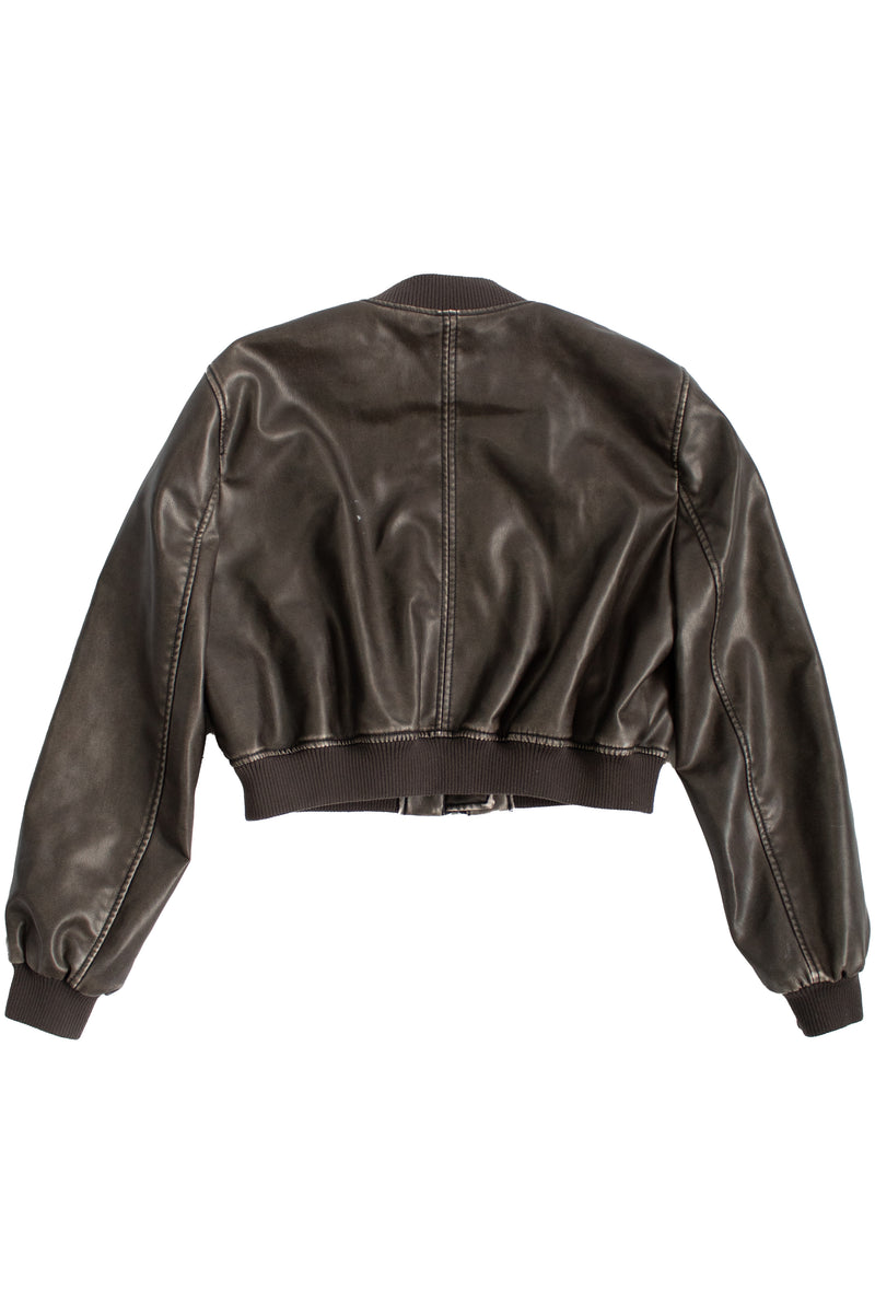 Zara - Faux Leather Jacket