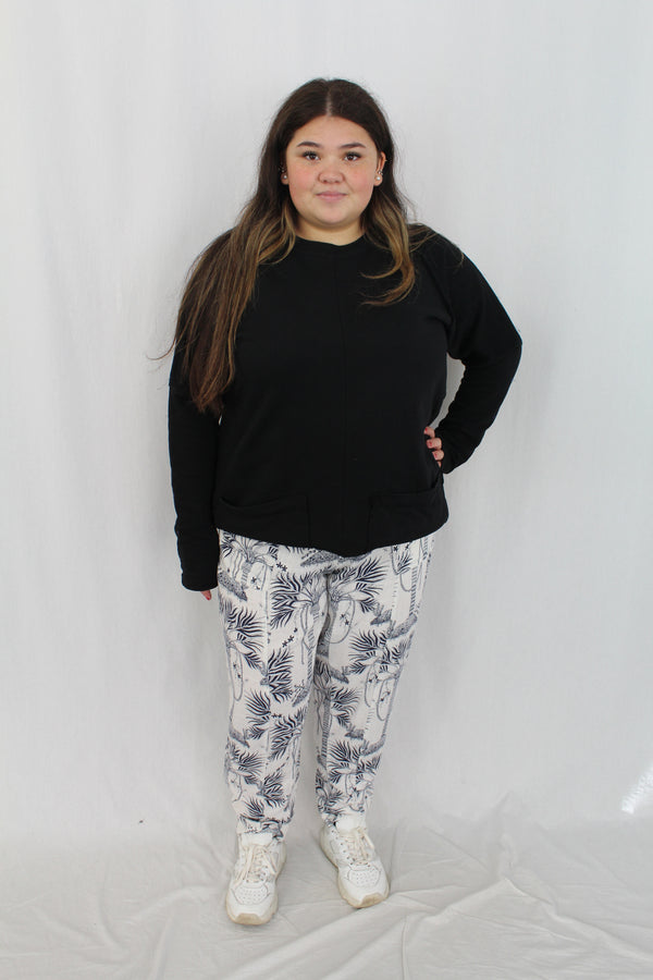 Once Was - Straight Leg Patterned Pant