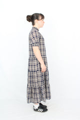 Sylvester - Plaid Tiered Dress