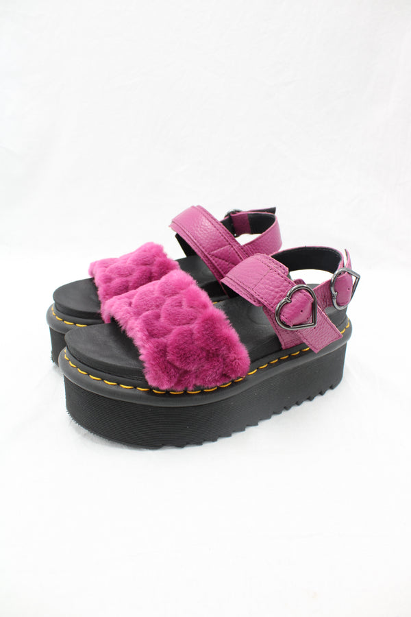 Doc Martens - Voss Quad Fluffy Hearts Sandal