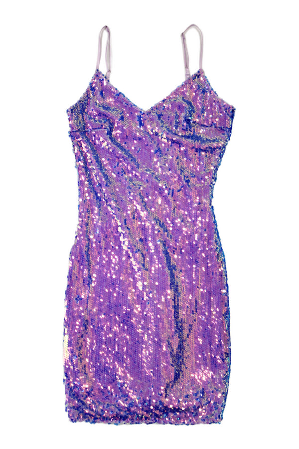 Quii - Purple Sequin Mini