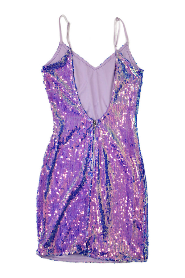 Quii - Purple Sequin Mini