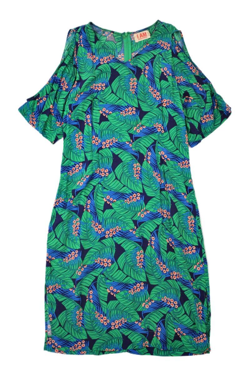 I AM Andrea Moore - Tropical Midi Dress