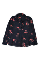 Ann Taylor - Floral Chiffon Blouse