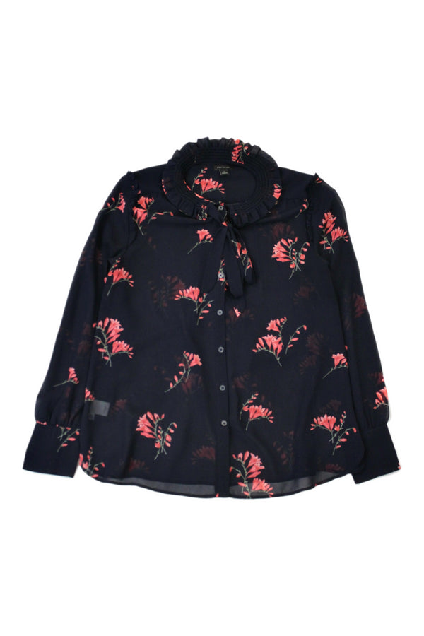 Ann Taylor - Floral Chiffon Blouse