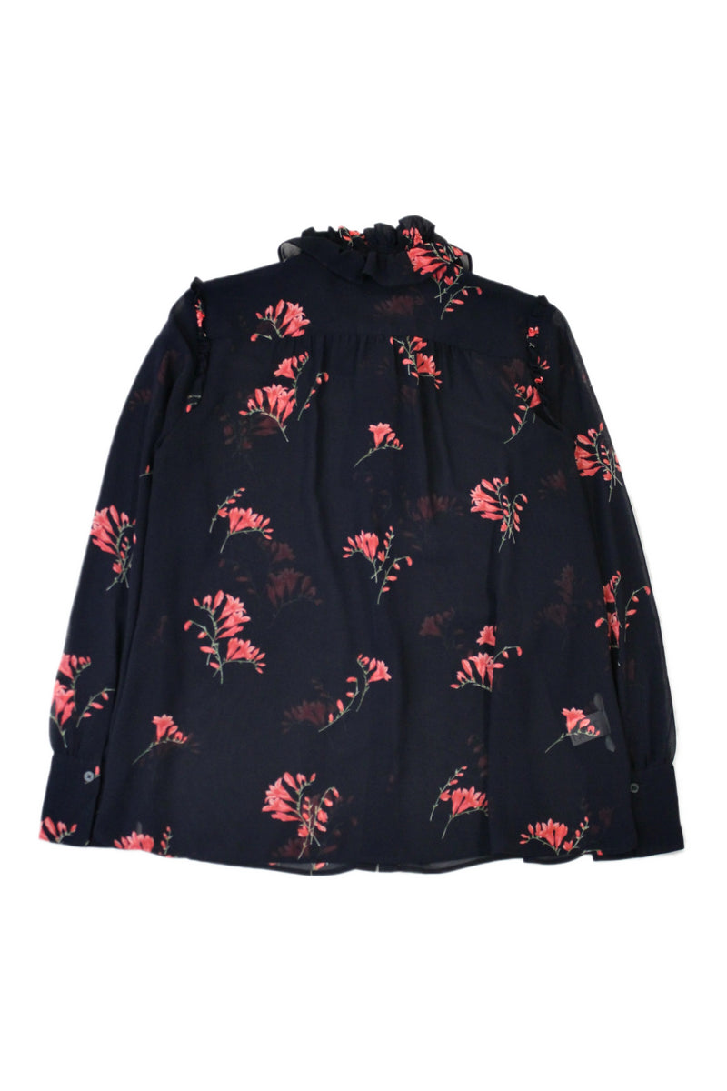 Ann Taylor - Floral Chiffon Blouse