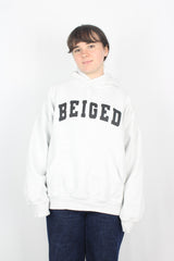 Beiged - Boxy Logo Hoodie