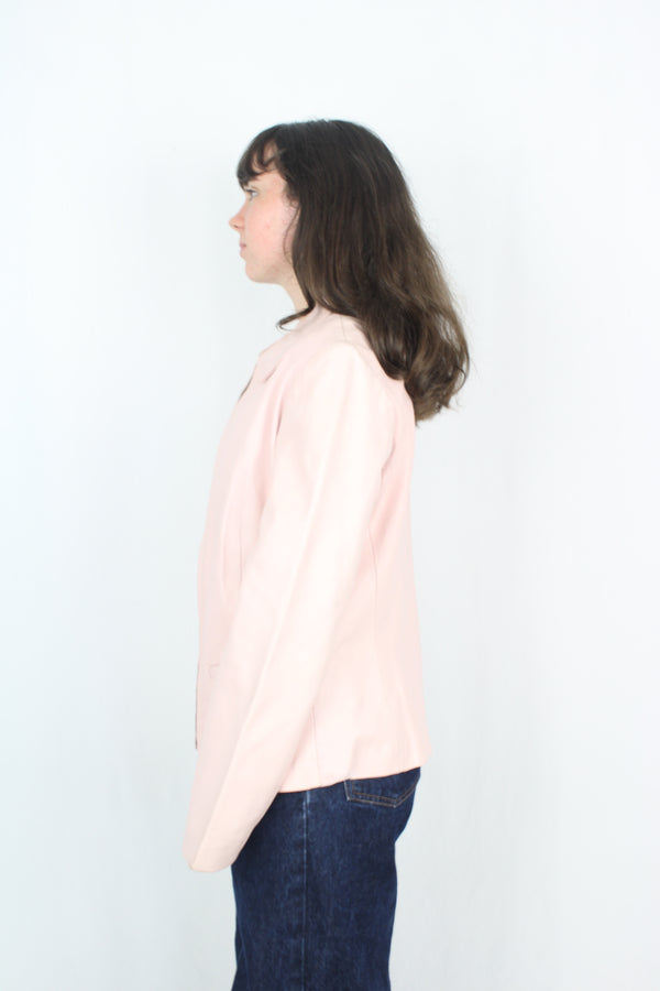 Arpelle Gold - Vintage Pink Leather Jacket