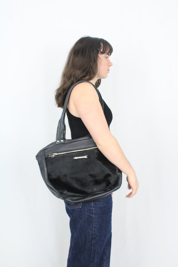 Kate Of Arcadia - Leather Cowhide Tote