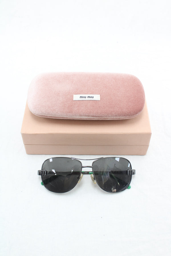 Miu Miu - Wire Aviator Sunglasses