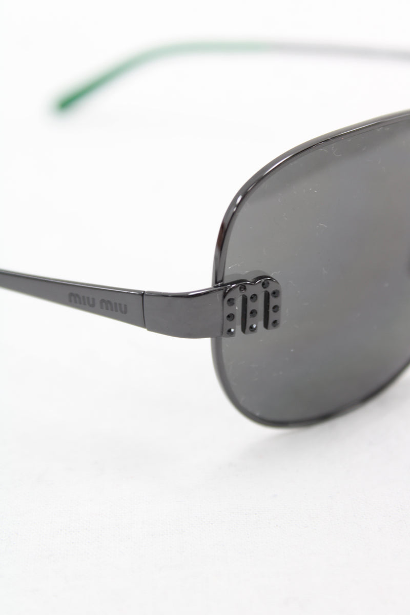 Miu Miu - Wire Aviator Sunglasses