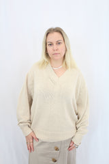 Bassike - V Neck Jumper