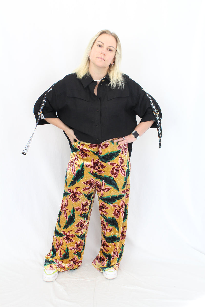 Scotch & Soda - Velvet Wide Leg Pants
