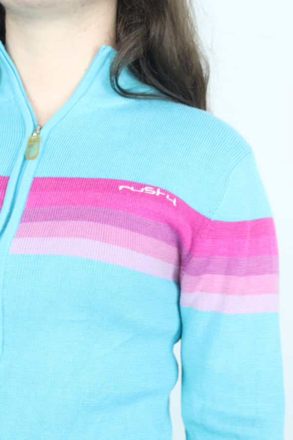 Rusty - Vintage Knit Zip-Up