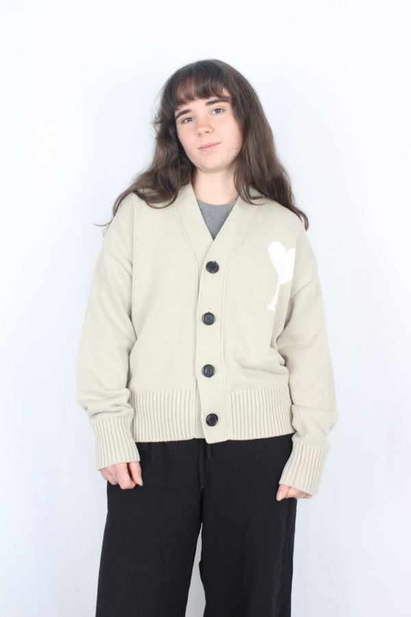 Ami by Alexandre Mattiussi - Logo Knit Cardigan