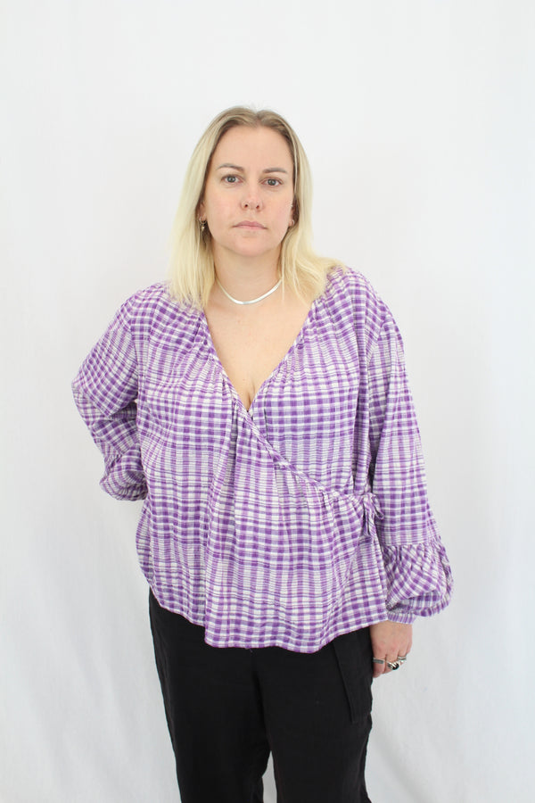 Twenty Seven Names - Wrap Long Sleeve Top