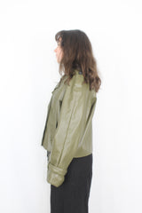 OVS - Pleather Cropped Jacket