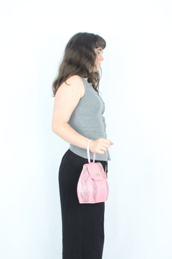 Guess - Snakeskin Bucket Bag