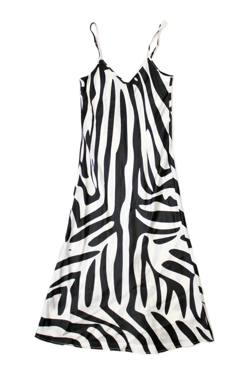 Silk Laundry - Zebra Slip Dress