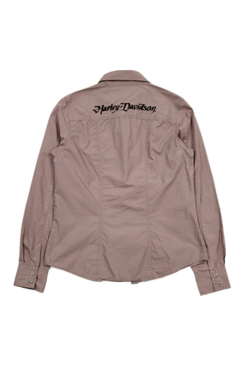 Harley Davidson Motor Cycles - Slim Cotton Shirt