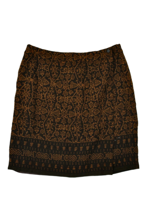 Jones New York - Patterned Wrap Skirt