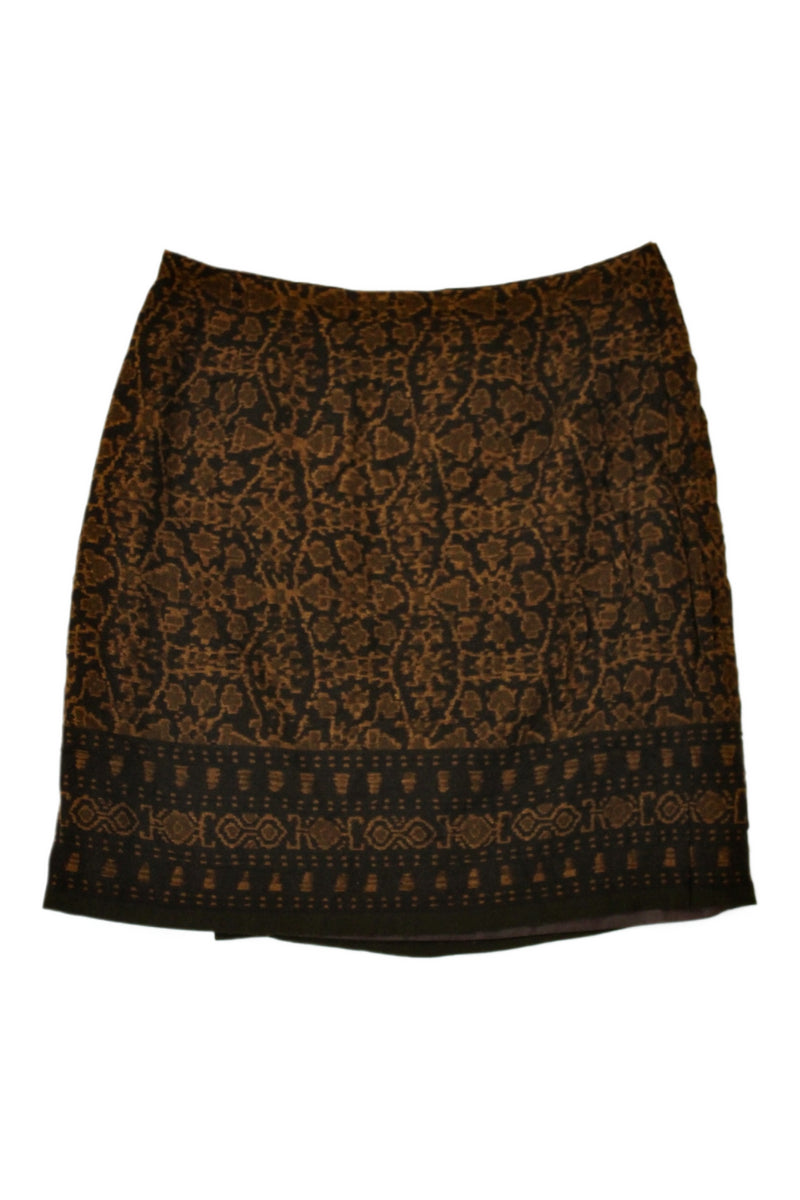 Jones New York - Patterned Wrap Skirt