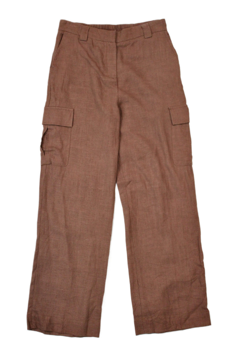 House of Harlow - Linen Blend Cargo Pants