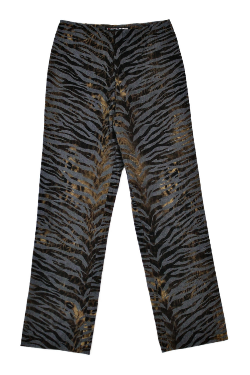 Company by Ellen Tracy - Velvet Zebra Stripe Jeans