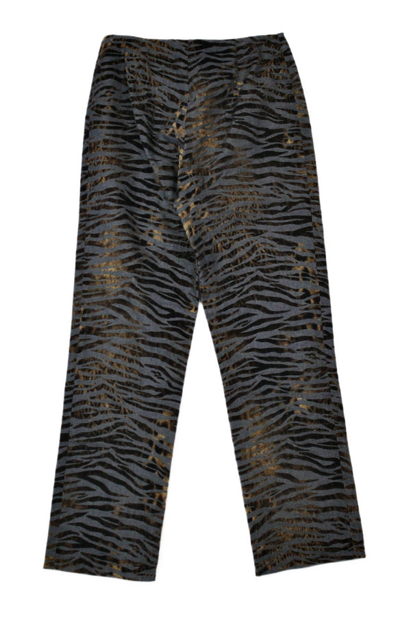 Company by Ellen Tracy - Velvet Zebra Stripe Jeans