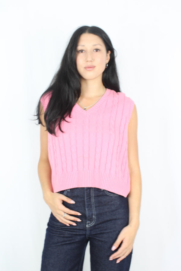 Huffer - Cable Knit Vest