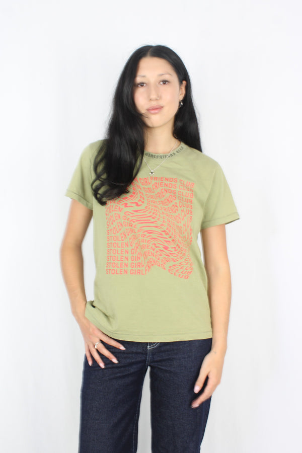 Stolen Girlfriends Club - Wavy Text Tee