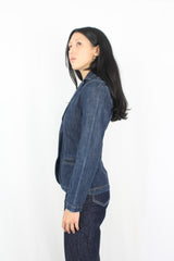 Workshop - Fitted Denim Blazer