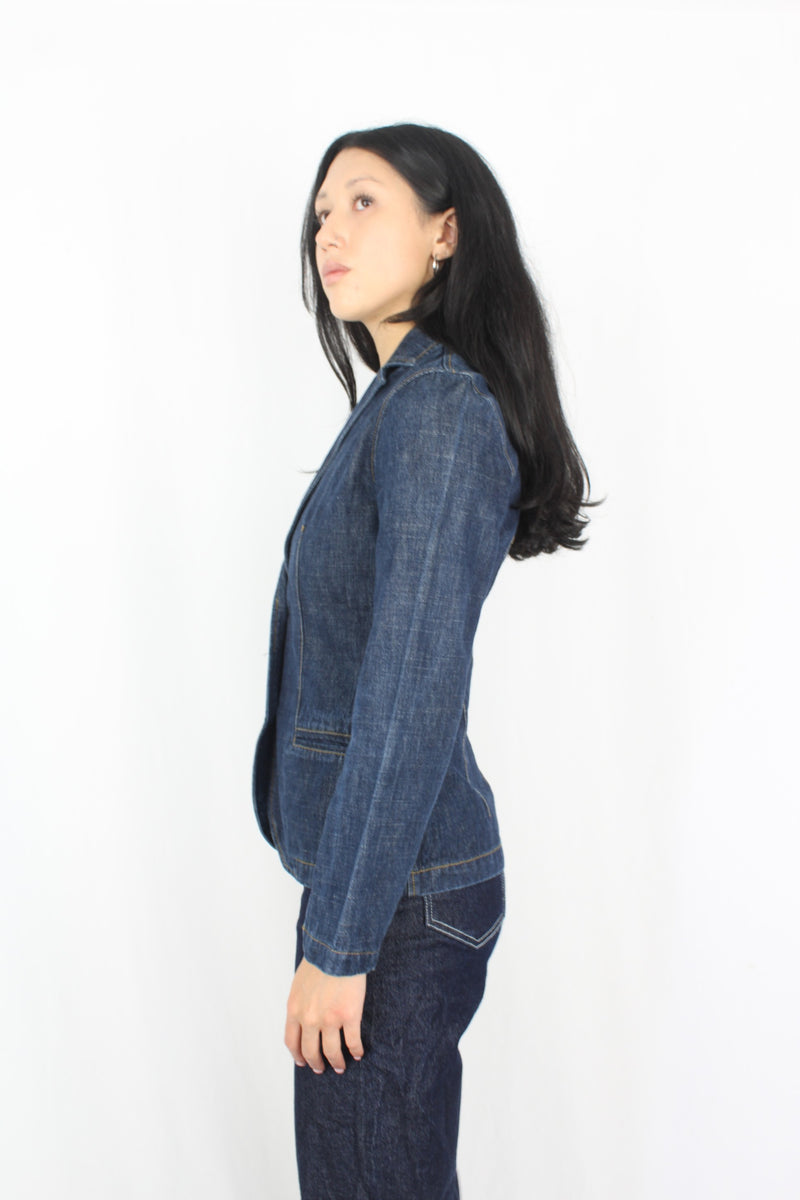 Workshop - Fitted Denim Blazer