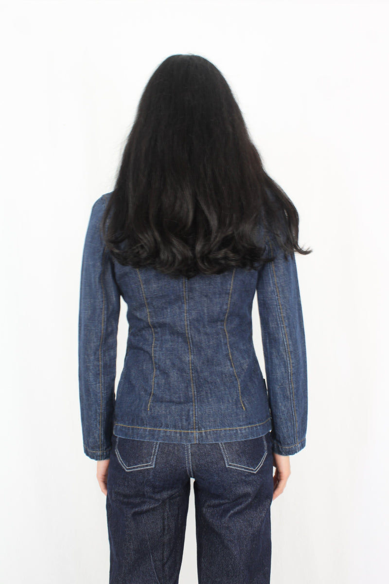 Workshop - Fitted Denim Blazer