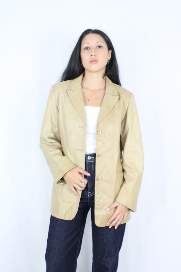 Calenzano - Vintage Leather Blazer