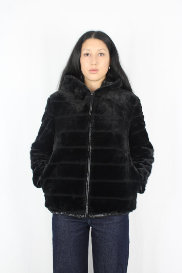 Sissy Boy - Reversible Pleather/Fluffy Jacket