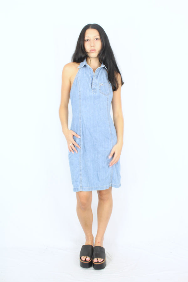 Tommy Hilfiger - Denim Halter Dress