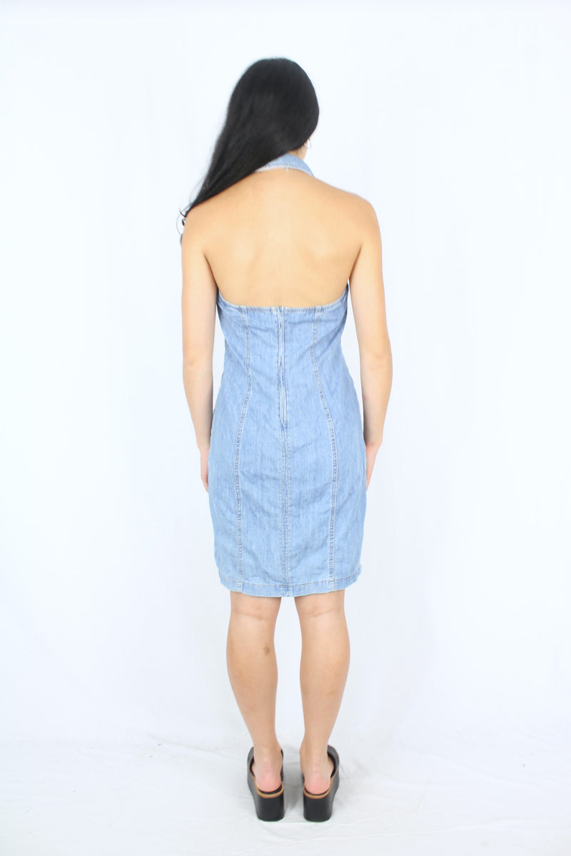Tommy Hilfiger - Denim Halter Dress