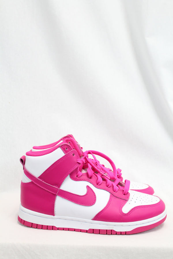 Nike - 'Prime Pink' High Top Dunks