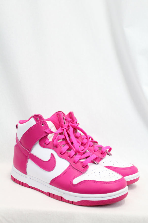 Nike - 'Prime Pink' High Top Dunks